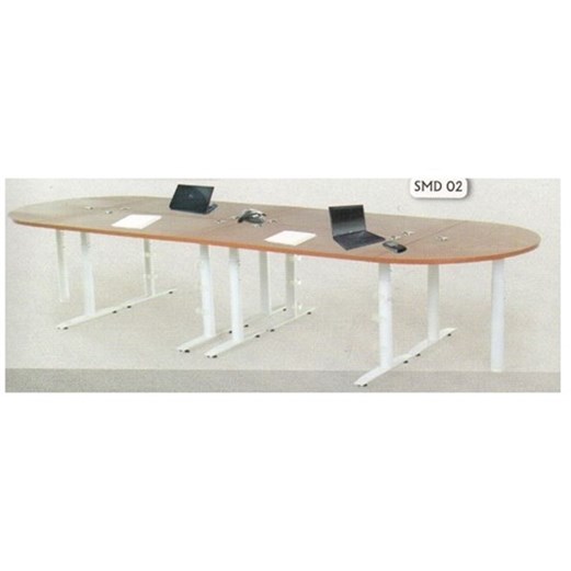 Jual Meja meeting Oval Aditech SMD 02 (360cm) Murah Di Surabaya